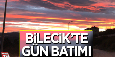 Bilecik'te gün batımı