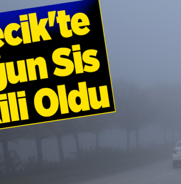 Bilecik'te yoğun sis etkili oldu