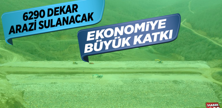 6290 DEKAR ARAZİ SULANACAK 