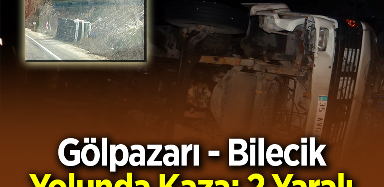 Gölpazarı – Bilecik Yolunda Kaza; 2 Yaralı