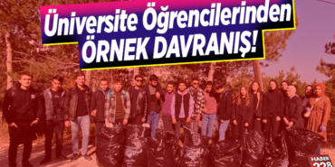 Üniversite Öğrencilerinden Örnek Davranış!