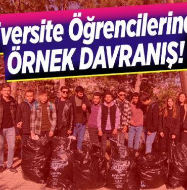 Üniversite Öğrencilerinden Örnek Davranış!