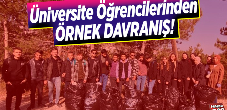 Üniversite Öğrencilerinden Örnek Davranış!