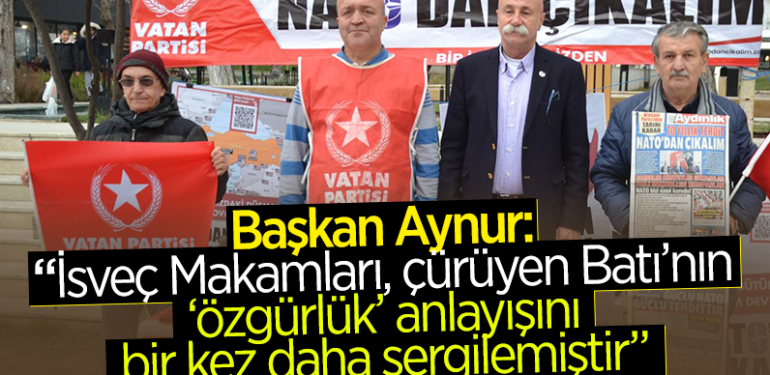 Başkan Aynur: “İsveç Makamları, çürüyen Batı’nın ‘özgürlük’ anlayışını bir kez daha sergilemiştir”