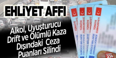 ehliyet affı
