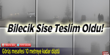 görüş mesafesi 10 metreye kadar düştü