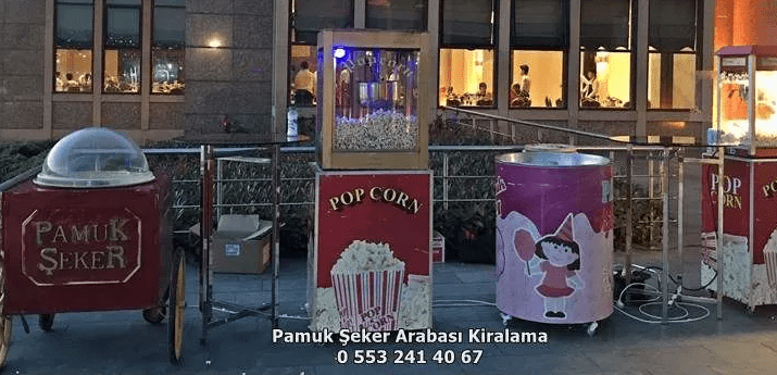 Organizasyonlar İçin Pamuk Şeker Arabası Kiralamak