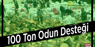 100 ton odun desteği