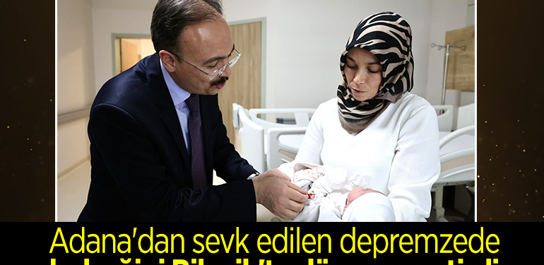 Adana’dan sevk edilen depremzede kadın bebeğini Bilecik’te dünyaya getirdi