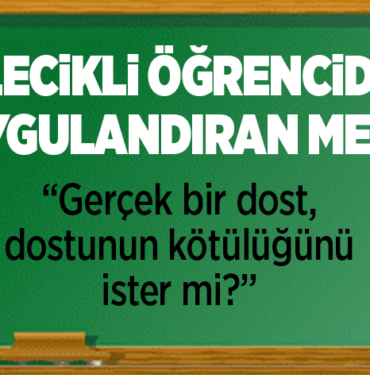 BİLECİKLİ ÖĞRENCİDEN DUYGULANDIRAN MESAJ