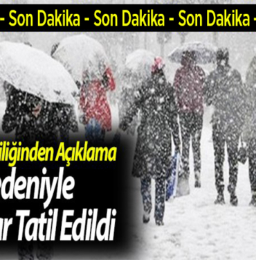 Bilecikte okullar tatil mi