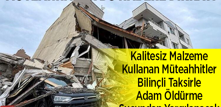 Bilinçli taksirle adam öldürme suçundan yargılanacak