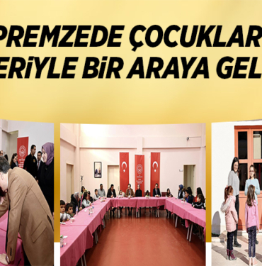 DEPREMZEDE ÇOCUKLAR VE AİLELERİYLE BİR ARAYA GELİNDİ