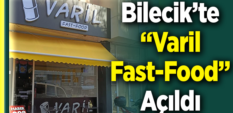 Bilecik’te “Varil FastFood” Açıldı