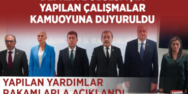 YAPILAN YARDIMLARI RAKAMLARLA AÇIKLADI