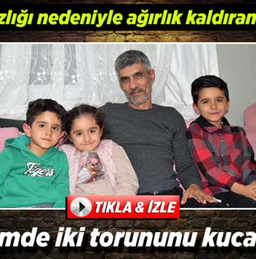 depremde iki torununu kucaklayarak uzaklaştırdı