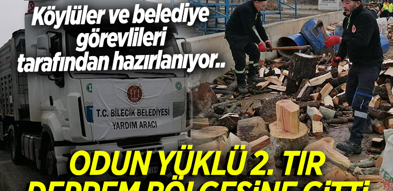 ODUN YÜKLÜ 2. TIR DEPREM BÖLGESİNE GİTTİ