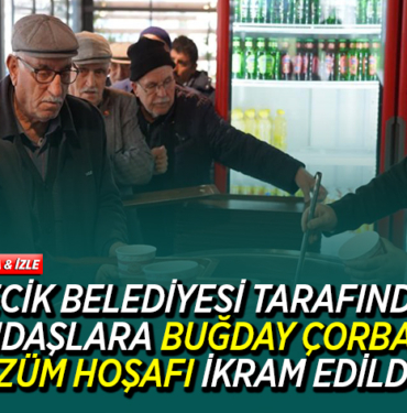 BİLECİK BELEDİYESİ TARAFINDAN VATANDAŞLARA BUĞDAY ÇORBASI VE ÜZÜM HOŞAFI İKRAM EDİLDİ