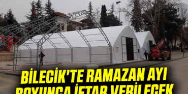 BİLECİK'TE RAMAZAN AYI BOYUNCA İFTAR VERİLECEK