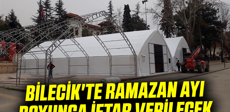 BİLECİK’TE RAMAZAN AYI BOYUNCA İFTAR VERİLECEK