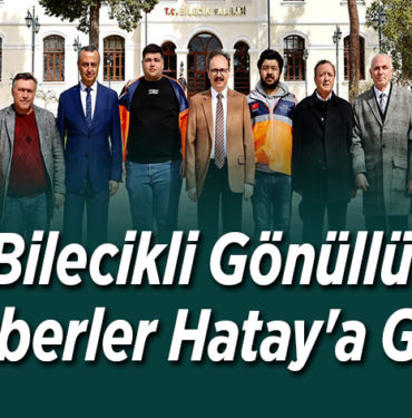 Bilecikli gönüllü berberler Hatay'a gitti