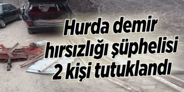 Bilecik'te hurda demir hırsızlığı şüphelisi 2 kişi tutuklandı