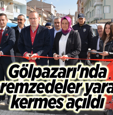 Gölpazarı'nda depremzedeler yararına kermes açıldı