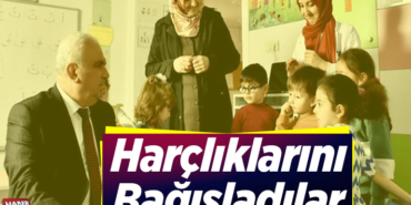 Harçlıklarını Bağışladılar