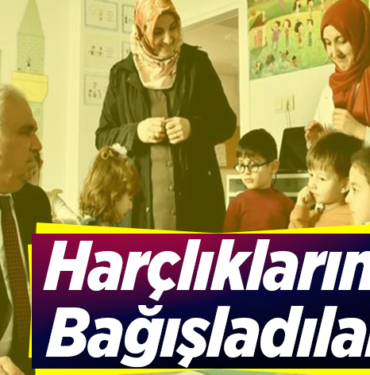 Harçlıklarını Bağışladılar