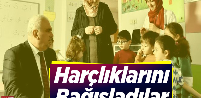 Harçlıklarını Bağışladılar