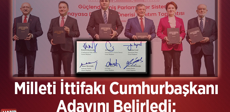 Milleti İttifakı Cumhurbaşkanı adayını belirledi: 6 Mart’ta açıklanacak