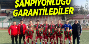 ŞAMPİYONLUĞU GARANTİLEDİLER