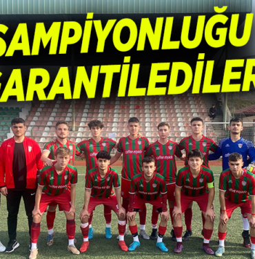 ŞAMPİYONLUĞU GARANTİLEDİLER