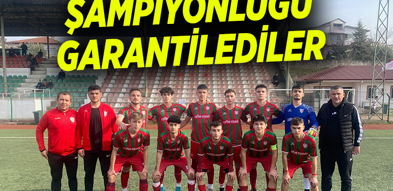 ŞAMPİYONLUĞU GARANTİLEDİLER