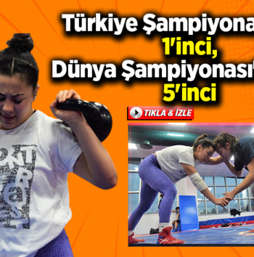 Türkiye Şampiyonası'nda 1'inci, Dünya Şampiyonası'nda da 5'inci