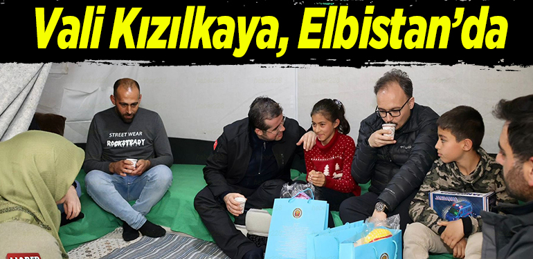 Vali Kızılkaya, Elbistan’da