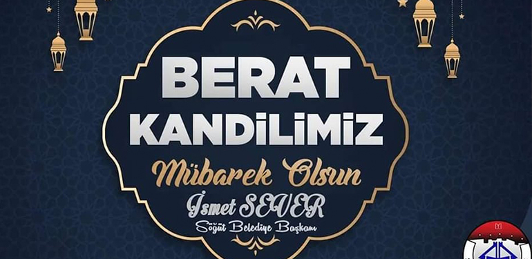 Başkan Sever’in Berat Kandili Mesajı