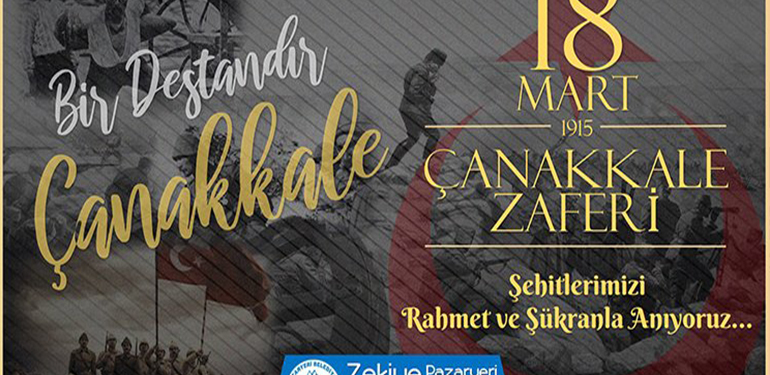 Başkan Tekin’in 18 Mart Çanakkale Zaferi ve Şehitleri Anma Günü mesajı