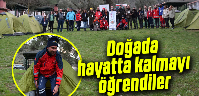 Doğada hayatta kalmayı öğrendiler