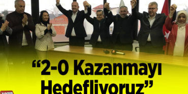 2-0 kazanmayı hedefle