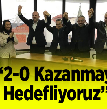 2-0 kazanmayı hedefle
