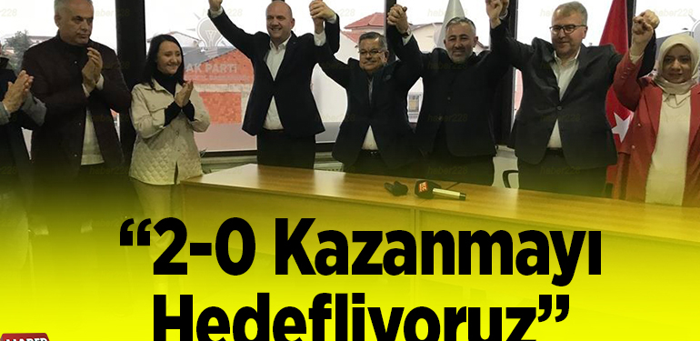 “2-0 kazanmayı hedefliyoruz”