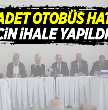 89 ADET OTOBÜS HATTI İÇİN İHALE YAPILDI