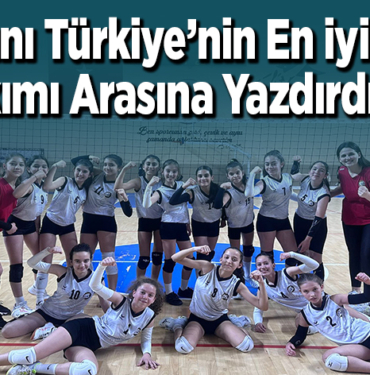 Adını Türkiye’nin en iyi 32 takımı arasına yazdırdılar
