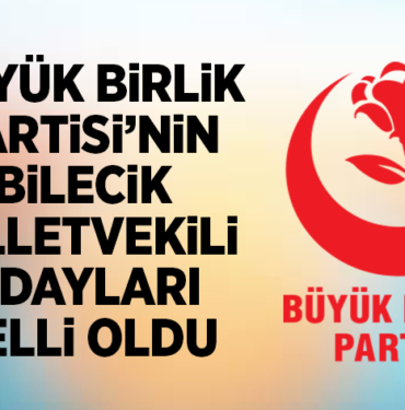BÜYÜK BİRLİK PARTİSİ’NİN BİLECİK MİLLETVEKİLİ ADAYLARI BELLİ OLDU