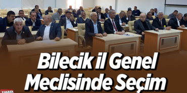 Bilecik İl Genel Meclisinde Seçim Yapıldı