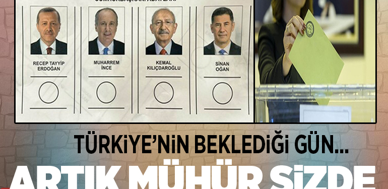 Cumhurbaşkanlığı seçiminin oy pusulası paylaşıldı