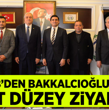 İBB’DEN BAKKALCIOĞLU’NA ÜST DÜZEY ZİYARET