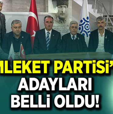 Memleket Partisi'nin adayları belli oldu