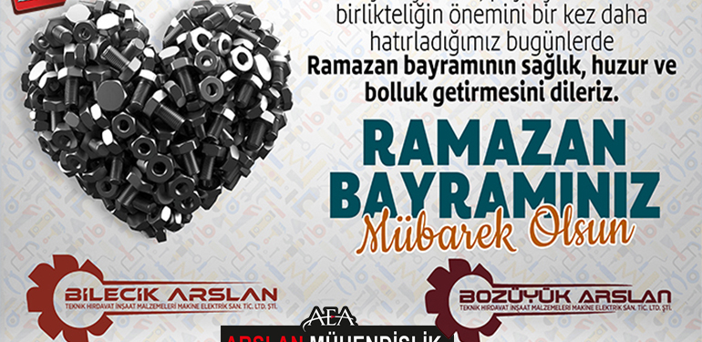 Arslan Teknik Ramazan Bayramı Tebriği